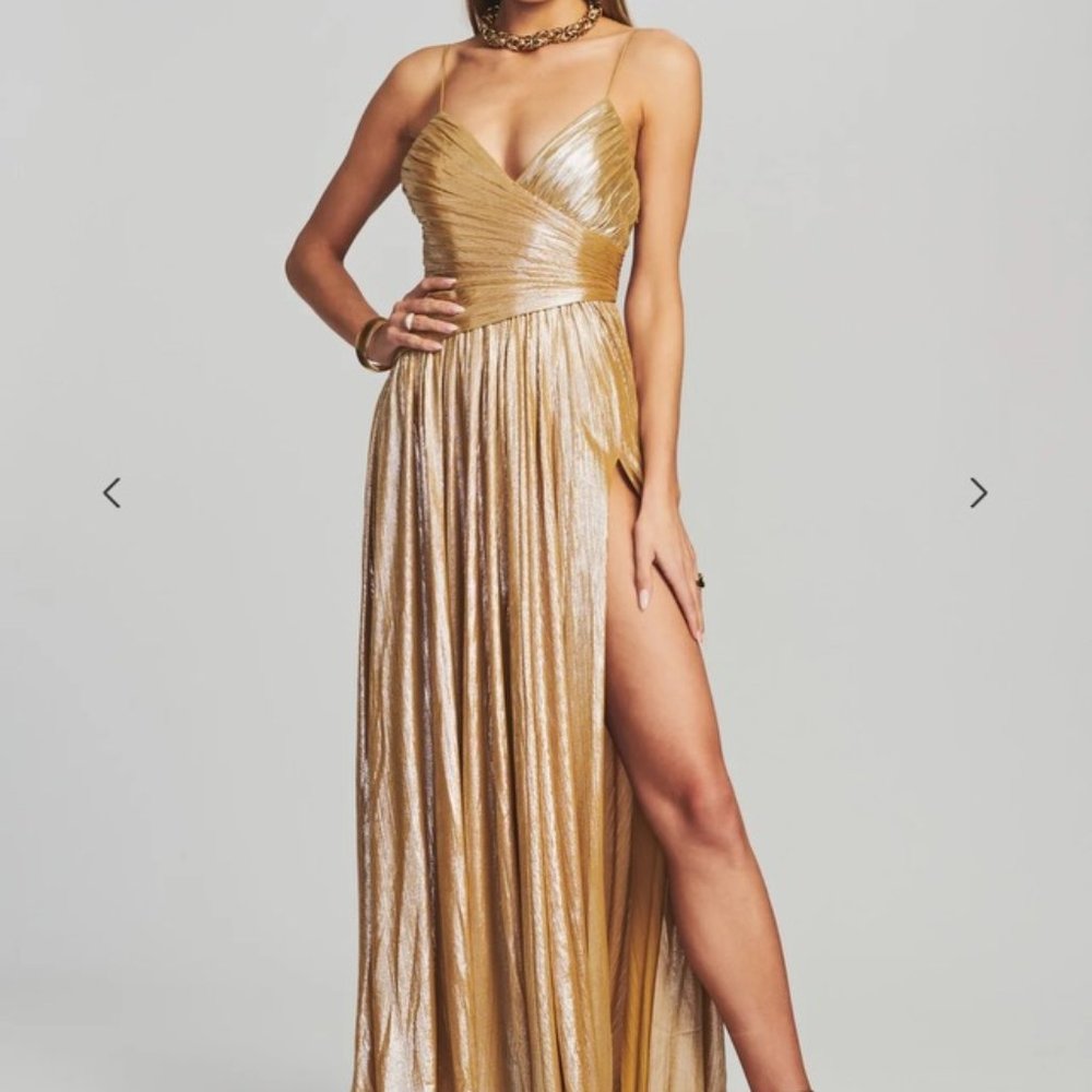 Retrofete Gold Doss Dress